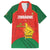 Custom Zimbabwe Cricket Family Matching Off The Shoulder Long Sleeve Dress and Hawaiian Shirt Go Chevrons 2003 Color Version - Wonder Print Shop