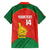 Custom Zimbabwe Cricket Family Matching Off The Shoulder Long Sleeve Dress and Hawaiian Shirt Go Chevrons 2003 Color Version - Wonder Print Shop