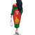 Custom Zimbabwe Cricket Family Matching Off The Shoulder Long Sleeve Dress and Hawaiian Shirt Go Chevrons 2003 Color Version - Wonder Print Shop