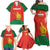 Custom Zimbabwe Cricket Family Matching Off Shoulder Maxi Dress and Hawaiian Shirt Go Chevrons 2003 Color Version - Wonder Print Shop