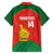 Custom Zimbabwe Cricket Family Matching Off Shoulder Short Dress and Hawaiian Shirt Go Chevrons 2003 Color Version - Wonder Print Shop