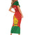 Custom Zimbabwe Cricket Family Matching Short Sleeve Bodycon Dress and Hawaiian Shirt Go Chevrons 2003 Color Version - Wonder Print Shop