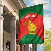 Custom Zimbabwe Cricket Garden Flag Go Chevrons 2003 Color Version - Wonder Print Shop