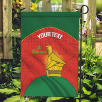 Custom Zimbabwe Cricket Garden Flag Go Chevrons 2003 Color Version - Wonder Print Shop