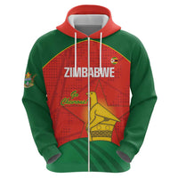 Custom Zimbabwe Cricket Hoodie Go Chevrons 2003 Color Version - Wonder Print Shop