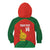 Custom Zimbabwe Cricket Kid Hoodie Go Chevrons 2003 Color Version - Wonder Print Shop