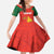 Custom Zimbabwe Cricket Kid Short Sleeve Dress Go Chevrons 2003 Color Version - Wonder Print Shop