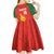Custom Zimbabwe Cricket Kid Short Sleeve Dress Go Chevrons 2003 Color Version - Wonder Print Shop