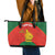 Custom Zimbabwe Cricket Leather Tote Bag Go Chevrons 2003 Color Version - Wonder Print Shop