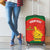 Custom Zimbabwe Cricket Luggage Cover Go Chevrons 2003 Color Version - Wonder Print Shop