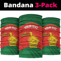 Custom Zimbabwe Cricket Neck Gaiter Go Chevrons 2003 Color Version - Wonder Print Shop