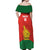 Custom Zimbabwe Cricket Off Shoulder Maxi Dress Go Chevrons 2003 Color Version - Wonder Print Shop