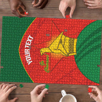Custom Zimbabwe Cricket Puzzle Go Chevrons 2003 Color Version - Wonder Print Shop