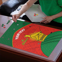 Custom Zimbabwe Cricket Puzzle Go Chevrons 2003 Color Version - Wonder Print Shop