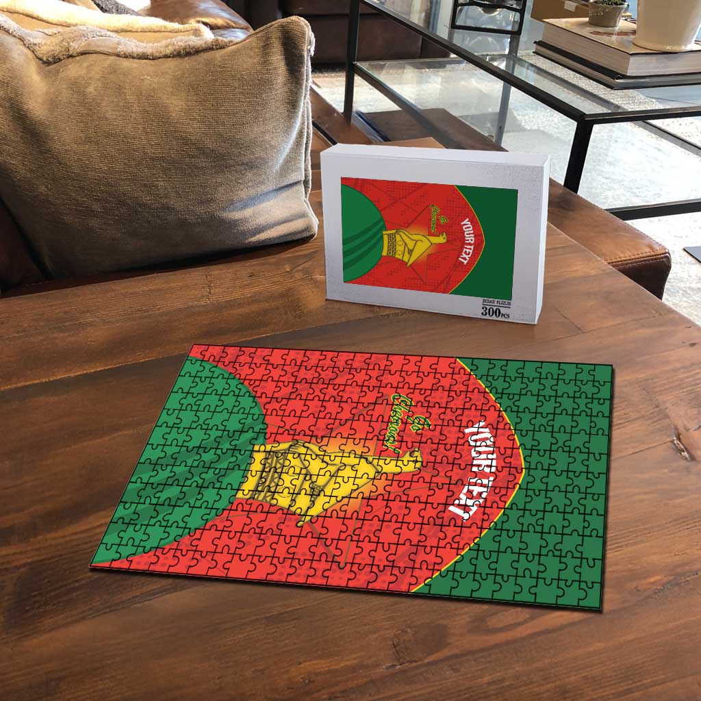 Custom Zimbabwe Cricket Puzzle Go Chevrons 2003 Color Version - Wonder Print Shop