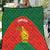 Custom Zimbabwe Cricket Quilt Go Chevrons 2003 Color Version - Wonder Print Shop