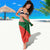 Custom Zimbabwe Cricket Sarong Go Chevrons 2003 Color Version - Wonder Print Shop