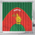 Custom Zimbabwe Cricket Shower Curtain Go Chevrons 2003 Color Version - Wonder Print Shop