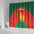 Custom Zimbabwe Cricket Shower Curtain Go Chevrons 2003 Color Version - Wonder Print Shop