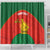 Custom Zimbabwe Cricket Shower Curtain Go Chevrons 2003 Color Version - Wonder Print Shop