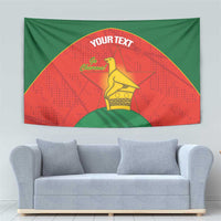 Custom Zimbabwe Cricket Tapestry Go Chevrons 2003 Color Version - Wonder Print Shop
