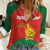 Custom Zimbabwe Cricket Women Casual Shirt Go Chevrons 2003 Color Version - Wonder Print Shop