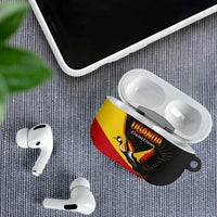Custom Uganda Cricket AirPods Case Go Cranes African Pattern - Wonder Print Shop