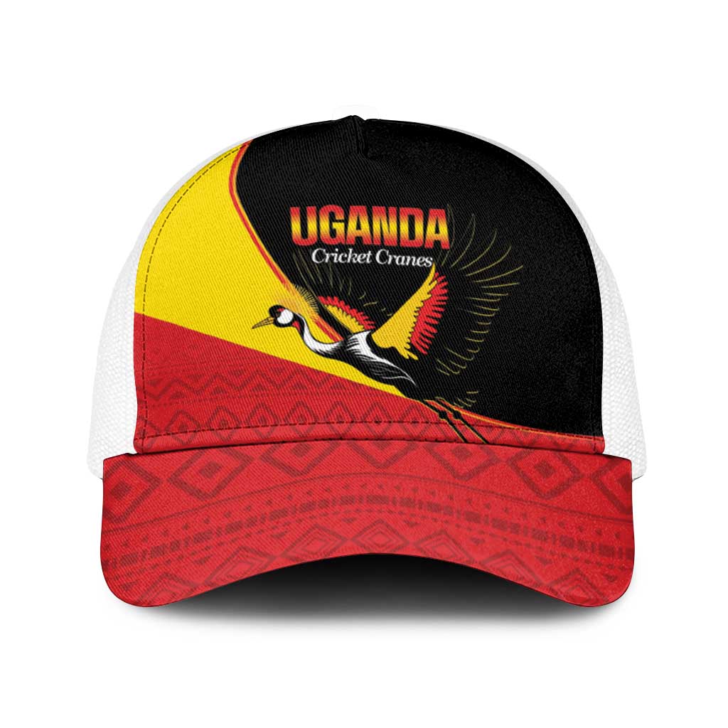 Uganda Cricket Baseball Net Cap Go Cranes African Pattern - Wonder Print Shop