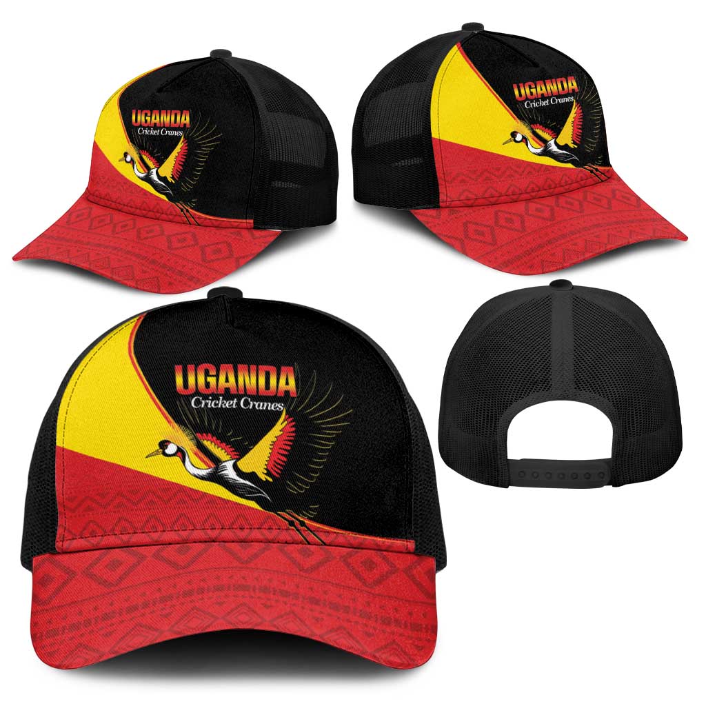 Uganda Cricket Baseball Net Cap Go Cranes African Pattern - Wonder Print Shop