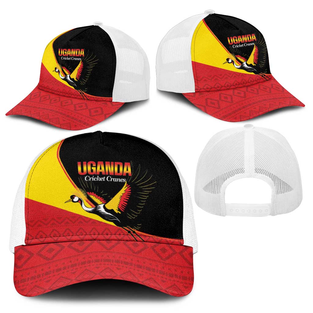 Uganda Cricket Baseball Net Cap Go Cranes African Pattern - Wonder Print Shop