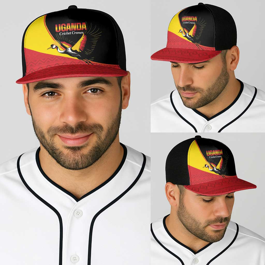 Uganda Cricket Baseball Net Cap Go Cranes African Pattern - Wonder Print Shop