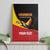 Custom Uganda Cricket Canvas Wall Art Go Cranes African Pattern - Wonder Print Shop