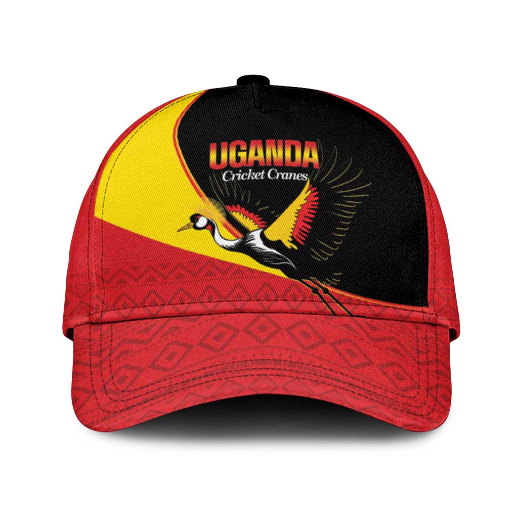 Uganda Cricket Classic Cap Go Cranes African Pattern - Wonder Print Shop
