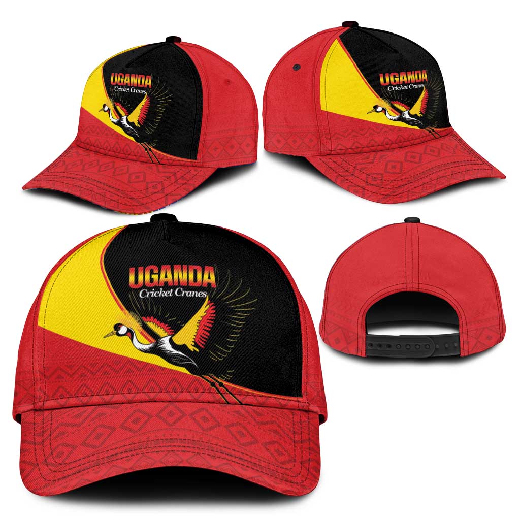 Uganda Cricket Classic Cap Go Cranes African Pattern - Wonder Print Shop