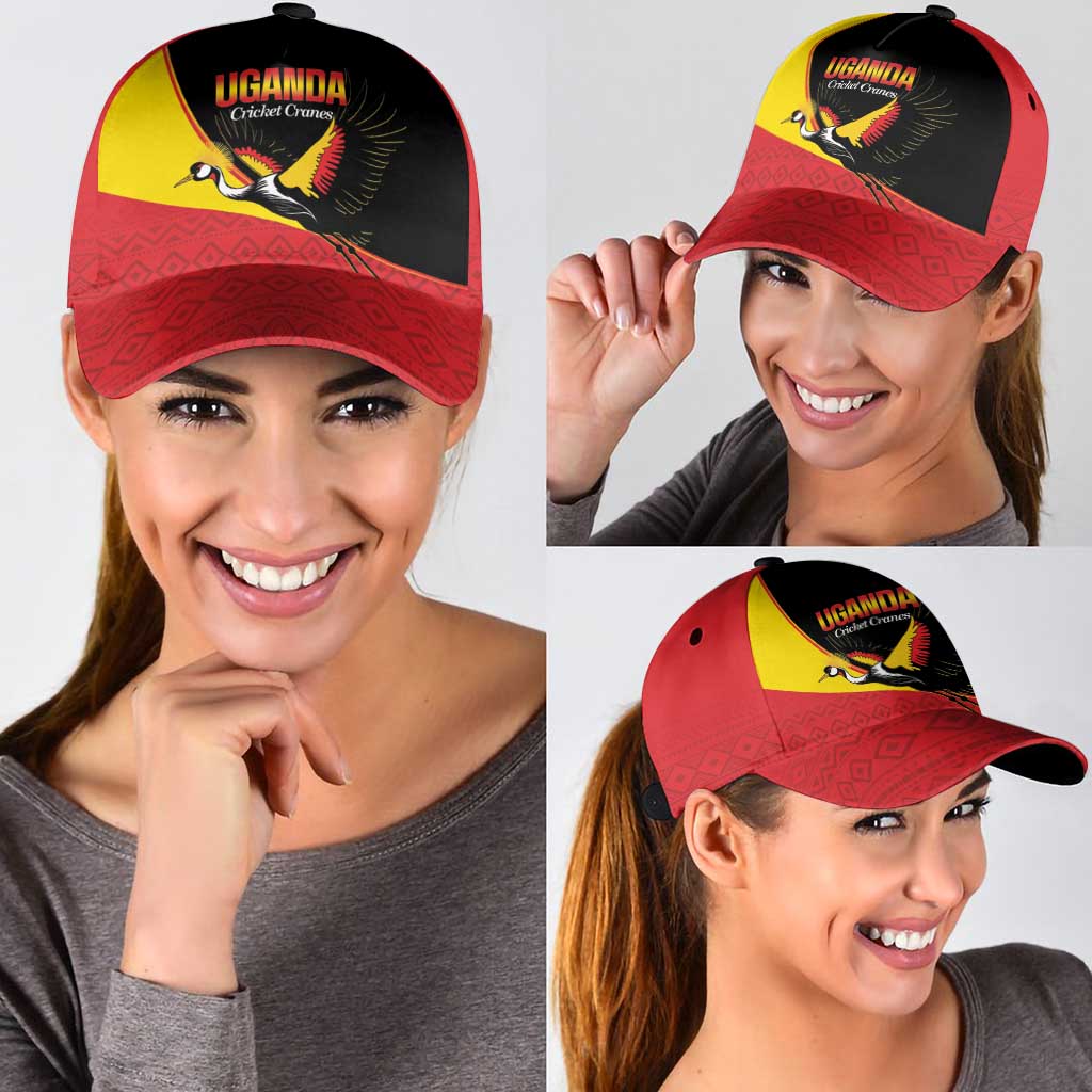 Uganda Cricket Classic Cap Go Cranes African Pattern - Wonder Print Shop