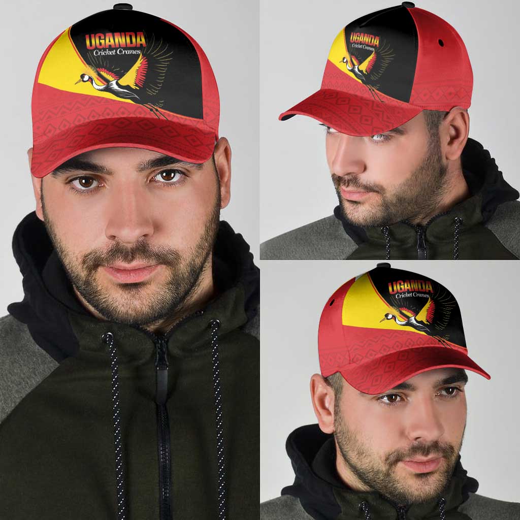 Uganda Cricket Classic Cap Go Cranes African Pattern - Wonder Print Shop