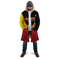 Custom Uganda Cricket Cloak Go Cranes African Pattern - Wonder Print Shop