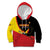 Custom Uganda Cricket Kid Hoodie Go Cranes African Pattern - Wonder Print Shop