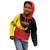 Custom Uganda Cricket Kid Hoodie Go Cranes African Pattern - Wonder Print Shop