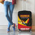 Custom Uganda Cricket Luggage Cover Go Cranes African Pattern - Wonder Print Shop