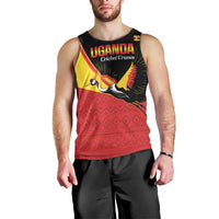 Custom Uganda Cricket Men Tank Top Go Cranes African Pattern - Wonder Print Shop