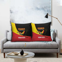 Custom Uganda Cricket Pillow Cover Go Cranes African Pattern - Wonder Print Shop