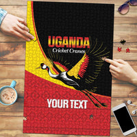 Custom Uganda Cricket Puzzle Go Cranes African Pattern - Wonder Print Shop