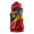 Custom Uganda Cricket Sleeveless Hoodie Go Cranes African Pattern - Wonder Print Shop