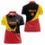 Custom Uganda Cricket Women Polo Shirt Go Cranes African Pattern - Wonder Print Shop