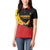 Custom Uganda Cricket Women Polo Shirt Go Cranes African Pattern - Wonder Print Shop