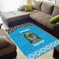 Custom Tanzania Cricket Area Rug Go Cows Sporty African Pattern - Wonder Print Shop