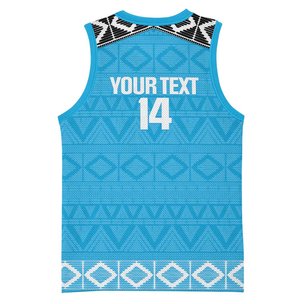 Custom Tanzania Cricket Basketball Jersey Go Cows Sporty African Pattern - Wonder Print Shop