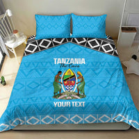 Custom Tanzania Cricket Bedding Set Go Cows Sporty African Pattern - Wonder Print Shop