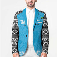 Custom Tanzania Cricket Blazer Go Cows Sporty African Pattern - Wonder Print Shop